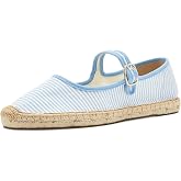 Soludos Women's Seersucker Mary Jane Espadrille