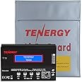 Tenergy 1S-6S Digital Battery Pack Charger for Li-Fe/Li-PO/NiCd/NiMH Packs Balance Charger Discharger w/Tamiya/JST/EC3/HiTec/Deans Connectors + Lipo Bag