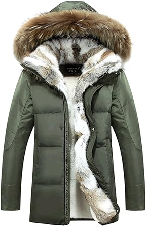 women's coats with big fur hoods