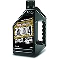 Maxima Racing Oils 34901B-3PK Syn Blend4 10w40 Synthetic Blend Motorcycle Engine Oil 1L Bottle, 3-Pack
