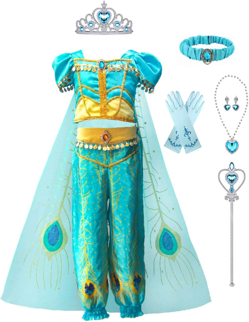 Girl Princess Halloween Costume Party Dress