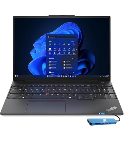 Amazon.com: Lenovo ThinkPad E16 Gen 2 – AMD Ryzen 5 7535U 16