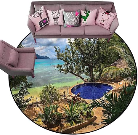 Alfombrillas de Piso para Sala de Estar, Playa, Estilo Cubano