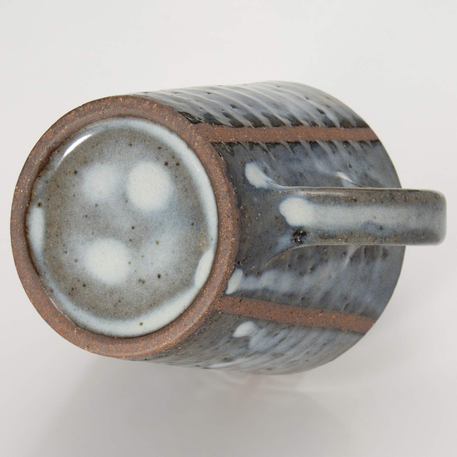 Marui Pottery MR-3-3335 Shigaraki Ware Hecchimon Mug, Large Size, 11.2 fl oz (330 ml), Stylish, Coffee Cup, Ceramic, Artisan Handmade, Traditional Crafts, Made in Japan