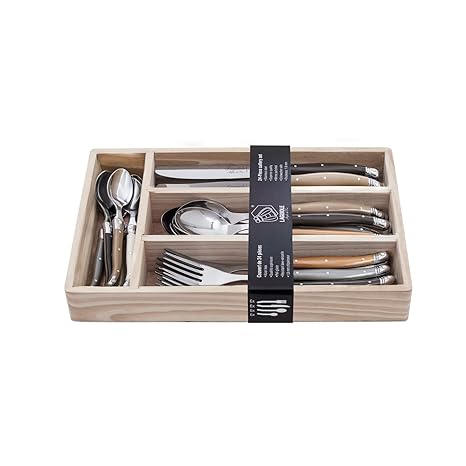 Laguiole Style de Vie Besteckset Premium Line, 24-teilig, Treasure