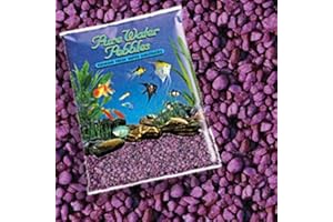 PURE WATER PEBBLES Worldwide Imports AWW70081 Color Gravel, 25-Pound, Purple,