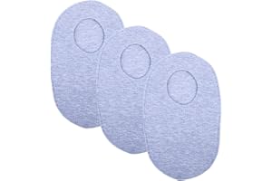 YYBFD 3Pcs Ostomy Bag Covers Waterproof Shower Cover Lightweight Colostomy Bag Covers Washable Ostomy Pouch Liner with Round 