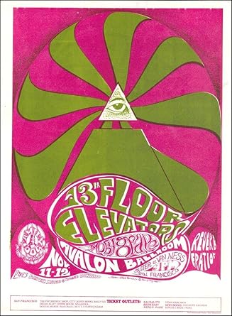 13th Floor Elevators Handbill At Amazon S Entertainment