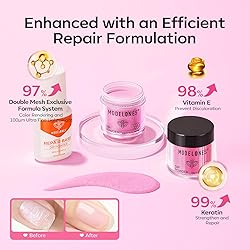 Modelones Dip Powder Nail Kit, 4 Colors Valentine's