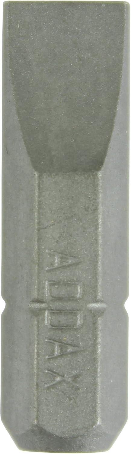 TIMCO 6010SL25GB Slotted 6.0 x 1.0 Driver Bit 25mm - Grey (Pack of 2)