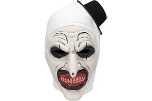 XIROM UN Halloween Mask - Clown Mask and scary clown mask for cosplay and party, trick or treating studio art clown mask