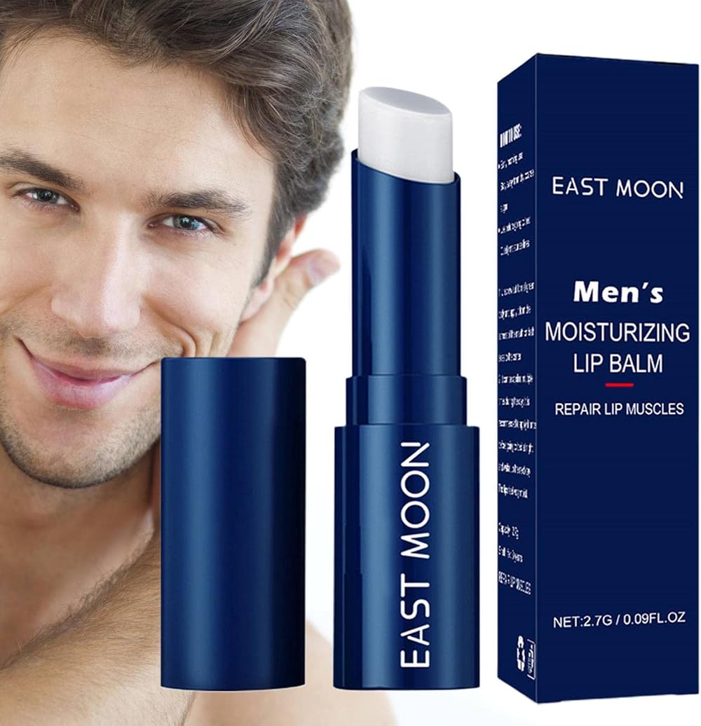 Bexdug Men's Moisturizing Lip Balm for Chapped Lips - Hydrating Serums 2.7g