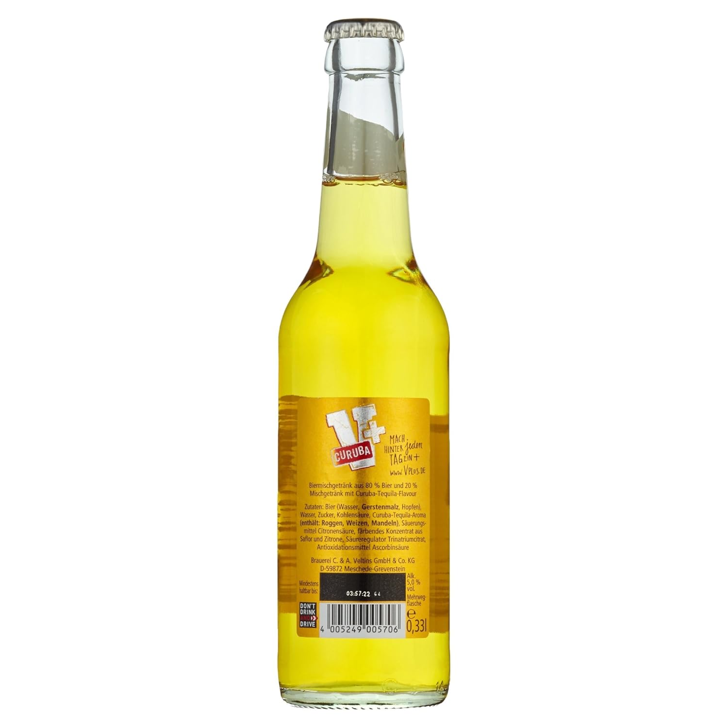 Veltins V Plus Curuba Biermischgetrank Mehrweg 6 X 0 33 L Amazon De Grocery