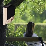 Beedozo Wooden Bat House Garden Outdoor Hibernation Nest Box Decoration Reusable view 8
