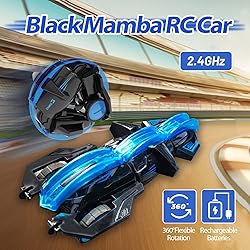 RC Stunt Snake Car 360° Roll Toys,2.4Ghz RC Cars