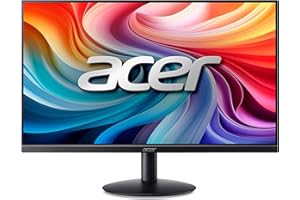 Acer SB242Y H1bi 23in VA Panel FHD 1920 x 1080 100Hz 4ms Stylishly Ultrathin and Ergonomic Tilt LED Display