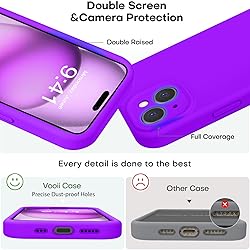 Vooii Compatible with iPhone 15 Plus Case, Upgrade