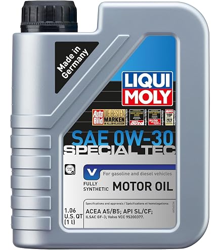 Amazon.com: LIQUI MOLY Special Tec V 0W30 Motor Oil | 5 L | Fully