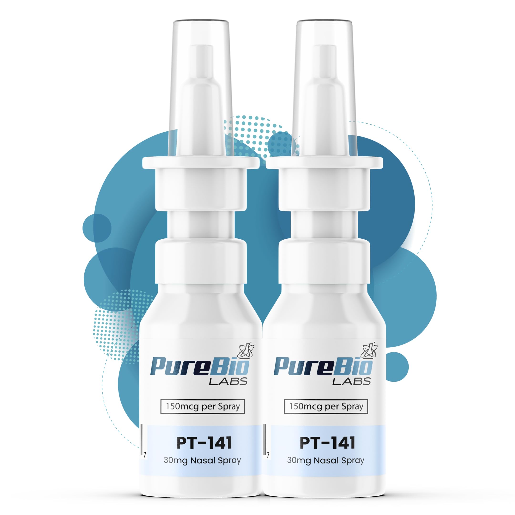 Pure Bio Labs PT-141 Nasal Spray, 2 Pack - 150mcg per Spray, 30mg Total  Each – Prostate Support, Energy & Vitality Formula – Wellness Enhancer (2  Bottles) in Dubai - UAE