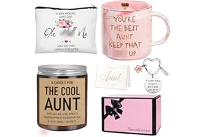 FRERDUI Aunt Gifts from Niece, Nephew - Auntie Gift Ideas - Mother's Day Gifts for Aunt Auntie, Best Aunt Ever Gifts, Aunt Birthday Gift, Gifts for New Aunt, To Be Aunt, Auntie Aunt Mug Gifts, Birthday Gifts
