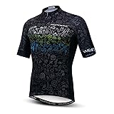 JPOJPO Men's Cycling Jersey Bicycle Short Sleeved