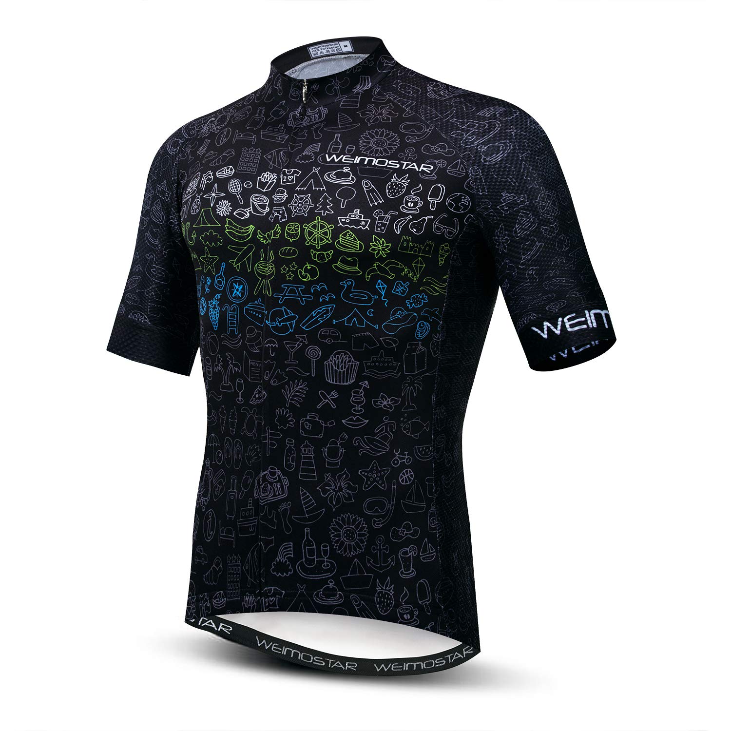 JPOJPO Men's Cycling Jersey Bicycle Short Sleeved
