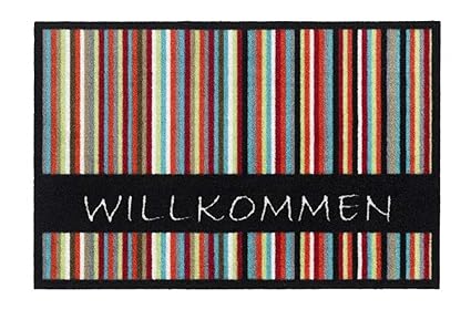 Motiv Fußmatte Fussmatte Antirutschmatte Schmutzfangmatte Fußmatten - verschiedene Design Motive - Sprüche Witzig Schön - was