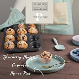 The Great British Bake Off 12-Cup Muffin Tray Yorkshire Pudding Tin 3cm Deep view 2
