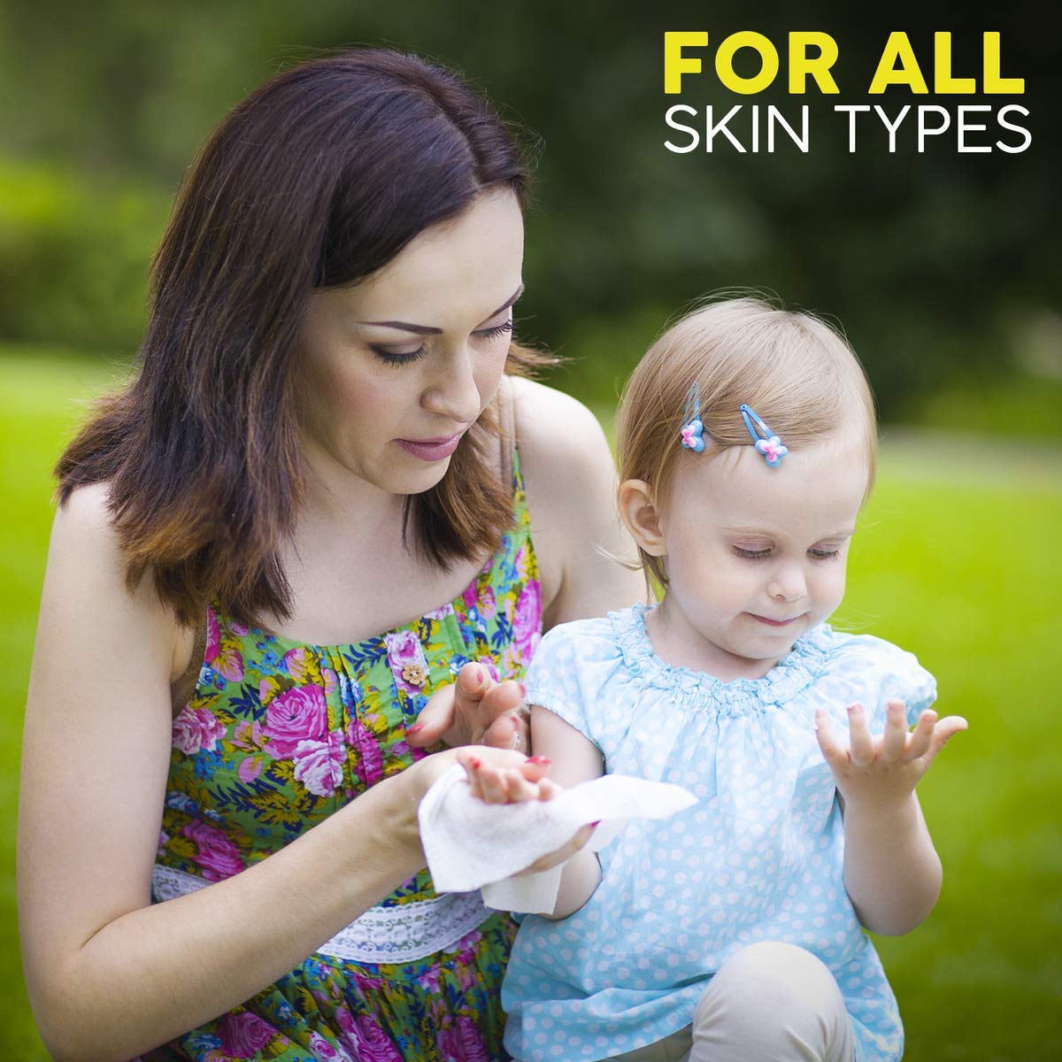 Care Touch Alcohol-Free Hand Sanitizing Wipes | 6 Pouches of 20 Wipes (120 Total) | Antibacterial Hand Wipes with Vitamin E + Aloe Vera for Babies and Adults | Made in The USA : Beauty