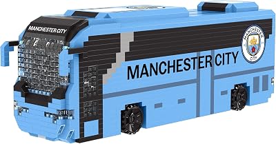 FOCO Manchester City BRXLZ Bricks 3D Coach Toy Model 1347 Pieces 12+