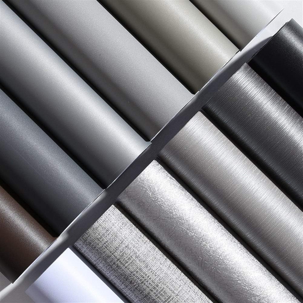 MXDLSM Einfarbig grau Tapete selbstklebend einfache warme Schlafsaal