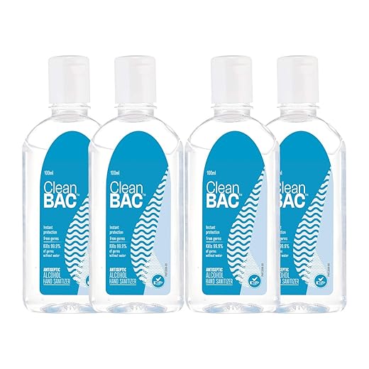 Loot Deal Clean BAC Hand Sanitizer, Pack of 4