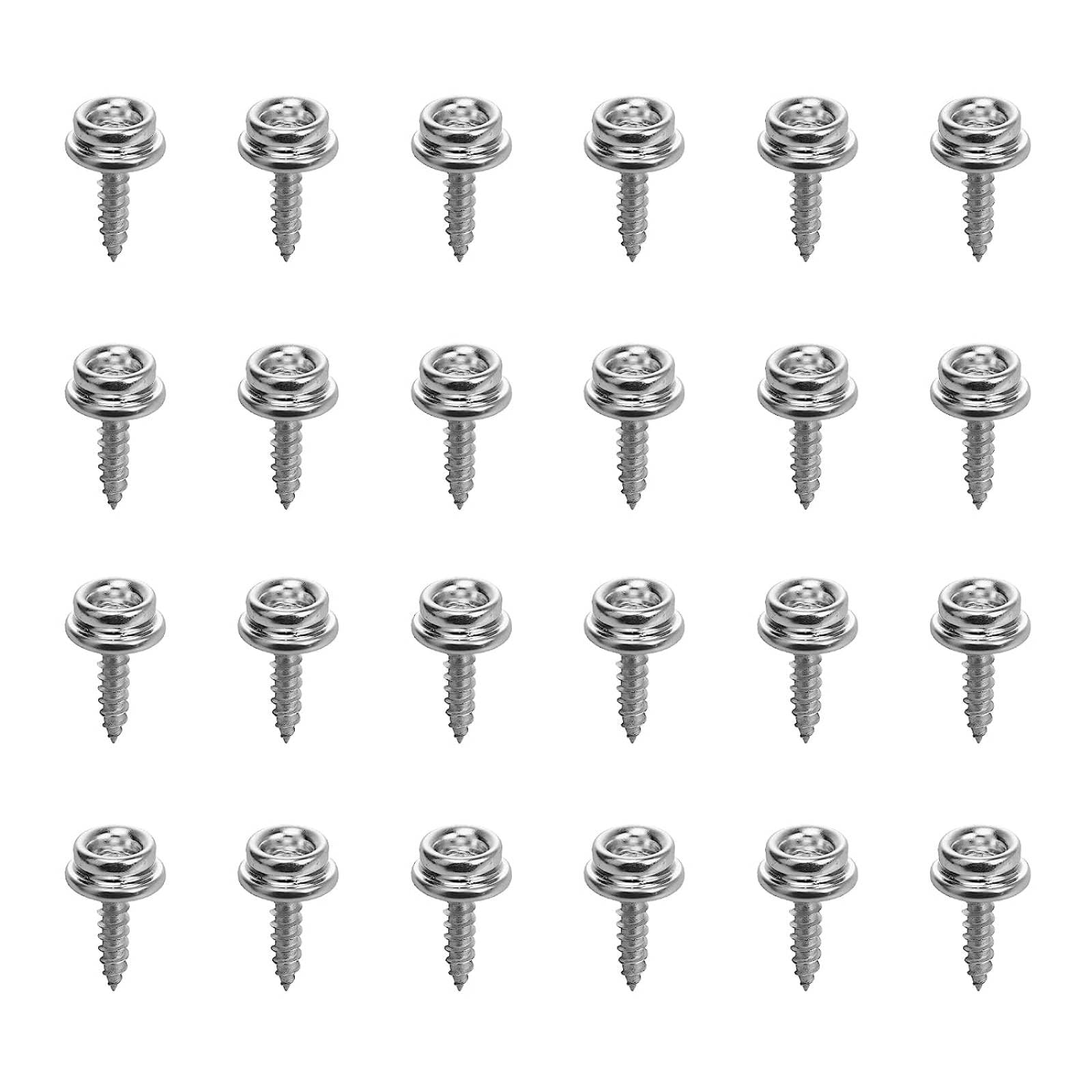 Stainless Steel Screws Marine Grade Boat Snaps for Boat Cover, Snap Screw Stud, Canvas Snaps 3/8