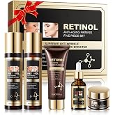 Skin Care Toiletry Kit,Anti Aging Skin Care Set for Women, Skincare Product | 5 in 1 Moisturizing Skincare Kit for Wrinkles Fine Lines, Facial Skincare Kit,Thanksgiving Christmas Beauty for Mature Women