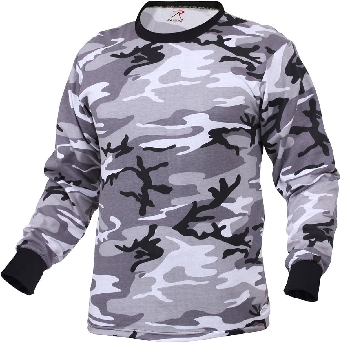 Rothco Long Sleeve Camo T-Shirt: Clothing