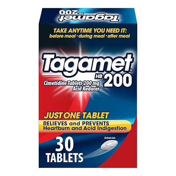 TAGAMET HB 200 MG CIMETIDINE ACID REDUCER AND HEARTBURN RELIEF, 30 COUNT