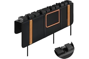 Tailgate Bike Pad, Upgrade Pickup Truck Bike Tailgate Pad with Reflective Strips & Tool Pockets, Tailgate Pad for Mountain Bi