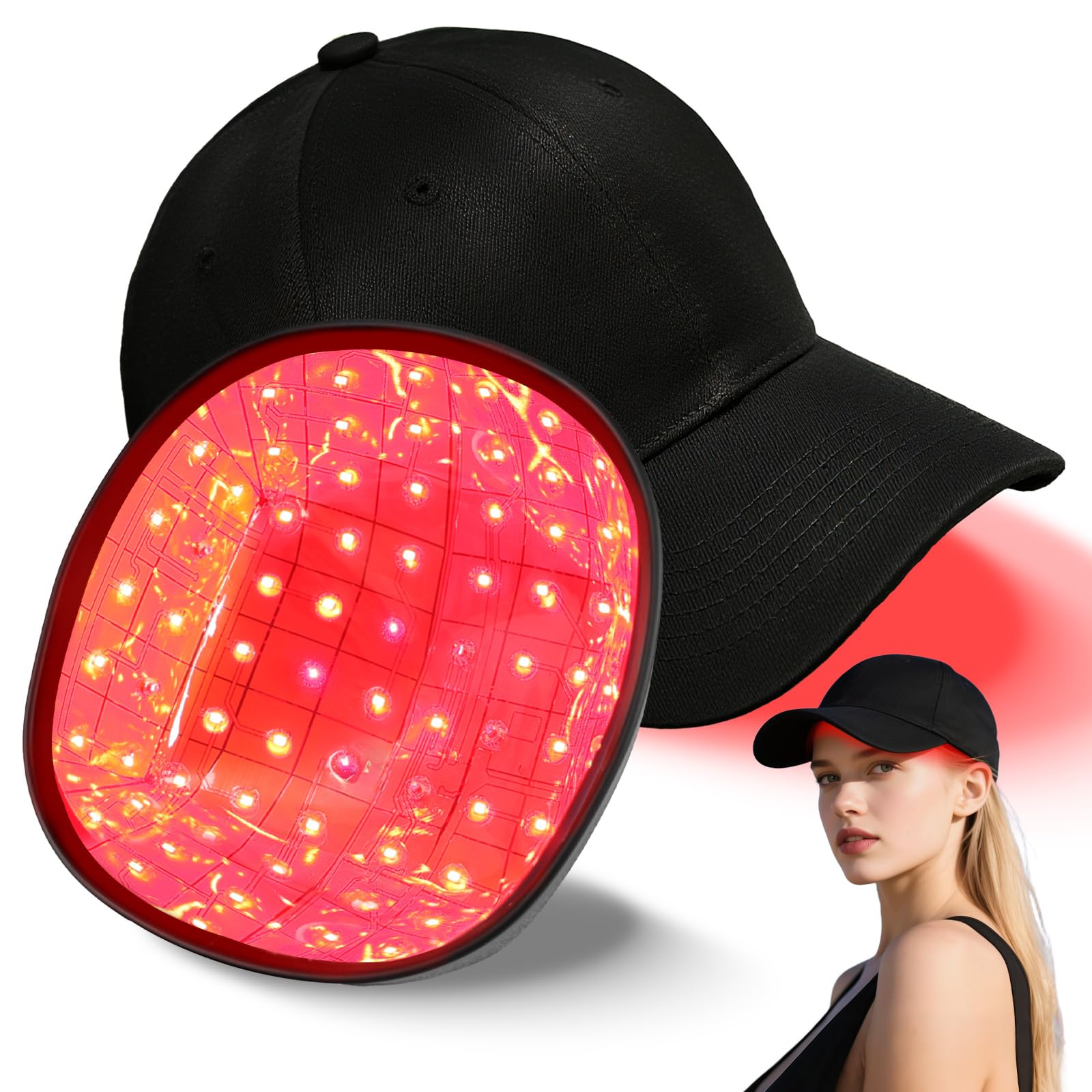 Photo 1 of Red Light Therapy Cap for Hair Growth - Hair Regrowth Treatment Device for Men & Women, Red Light Therapy Cap for Hair.