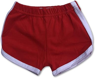 red infant shorts