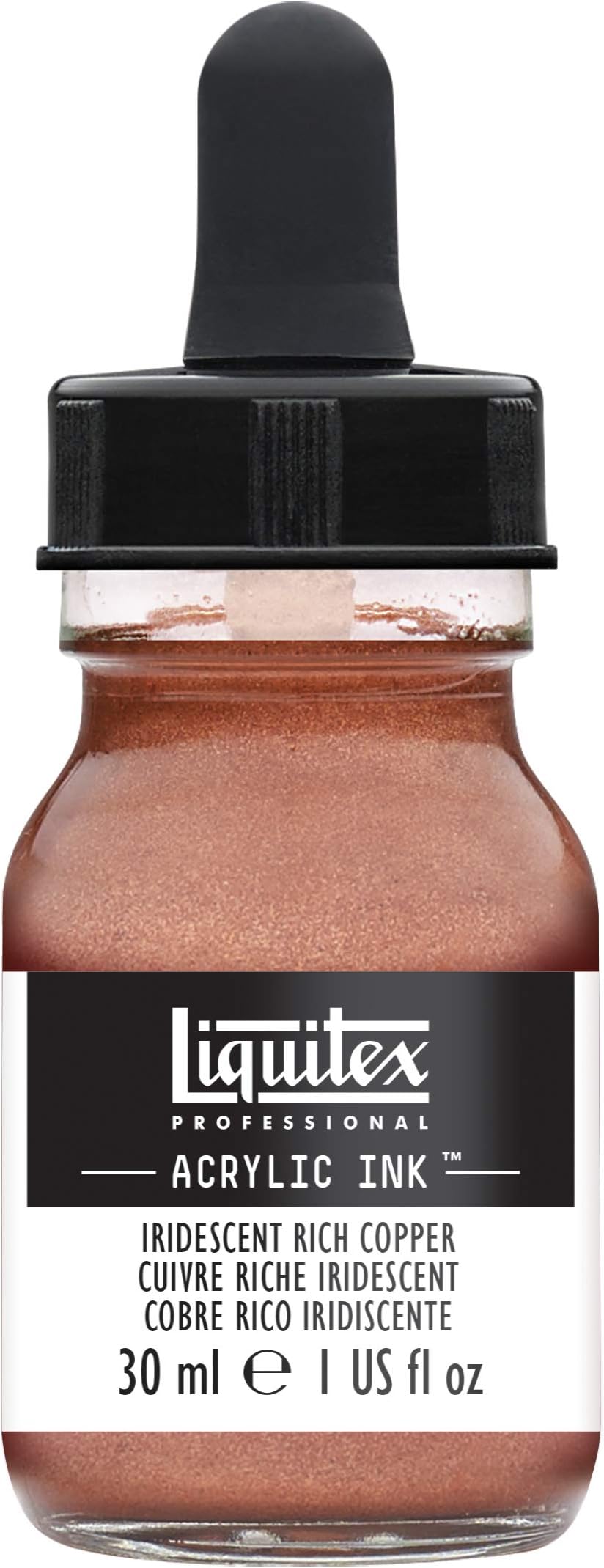 Liquitex Professional Acrylic Ink Iridescent Rich Copper 30ml Bottle 230