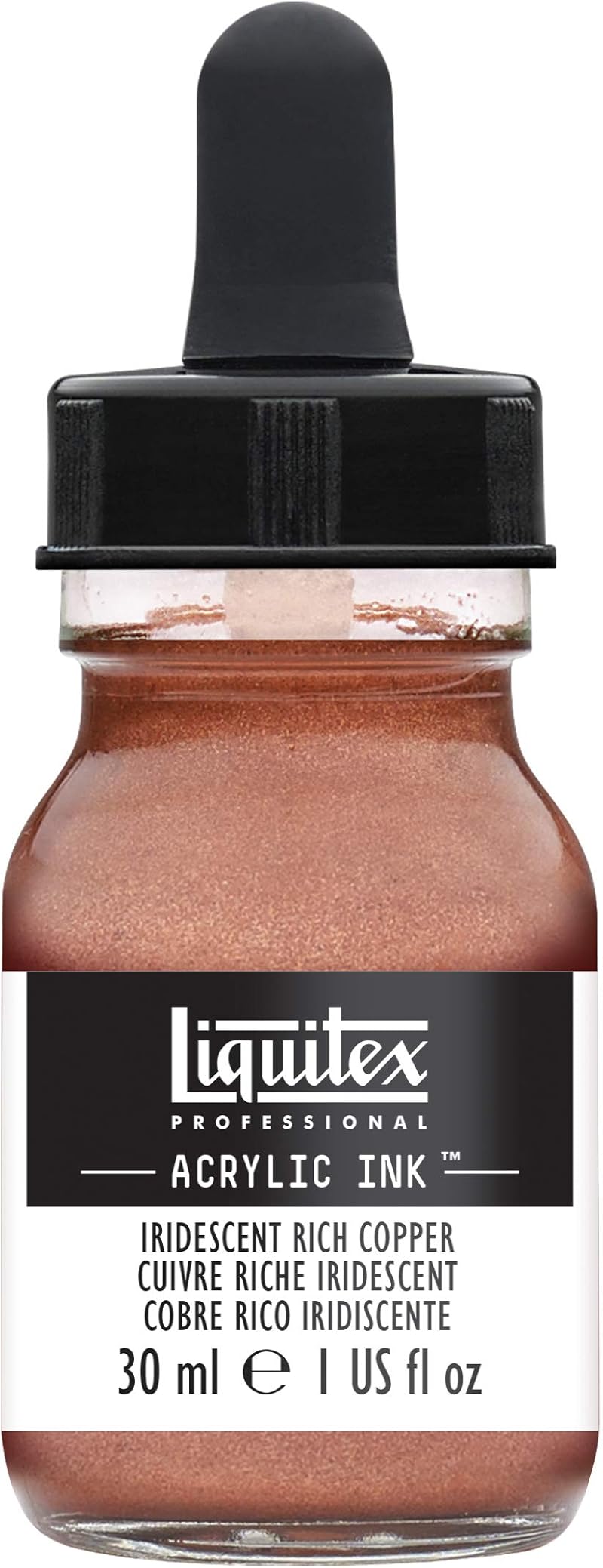 Liquitex Professional Acrylic Ink Iridescent Rich Copper 30ml Bottle 230
