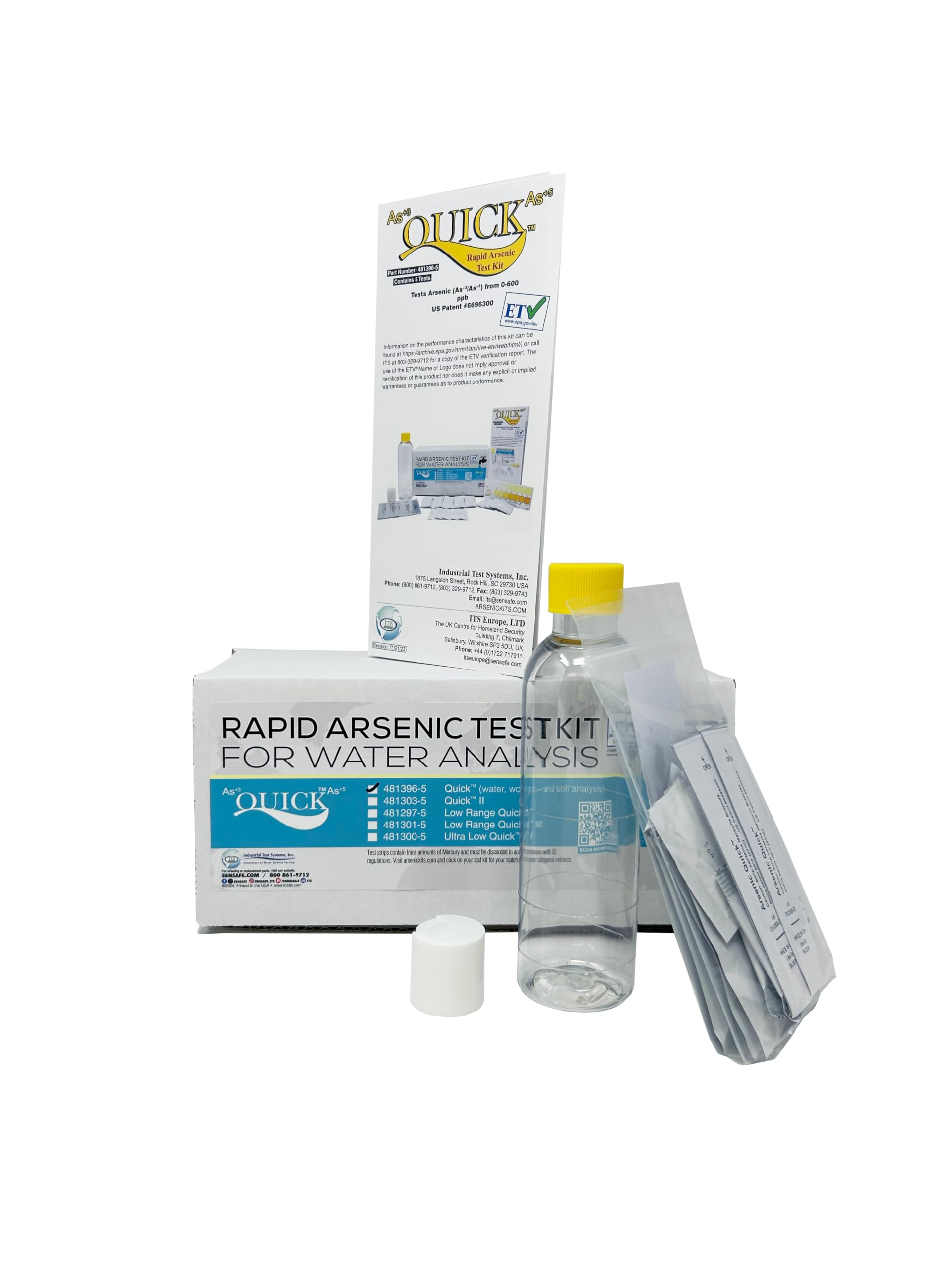 Photo 1 of Industrial Test Systems Quick 481396-5 Arsenic for Water Quality Testing, 5 Tests, 12 Minutes Test Time