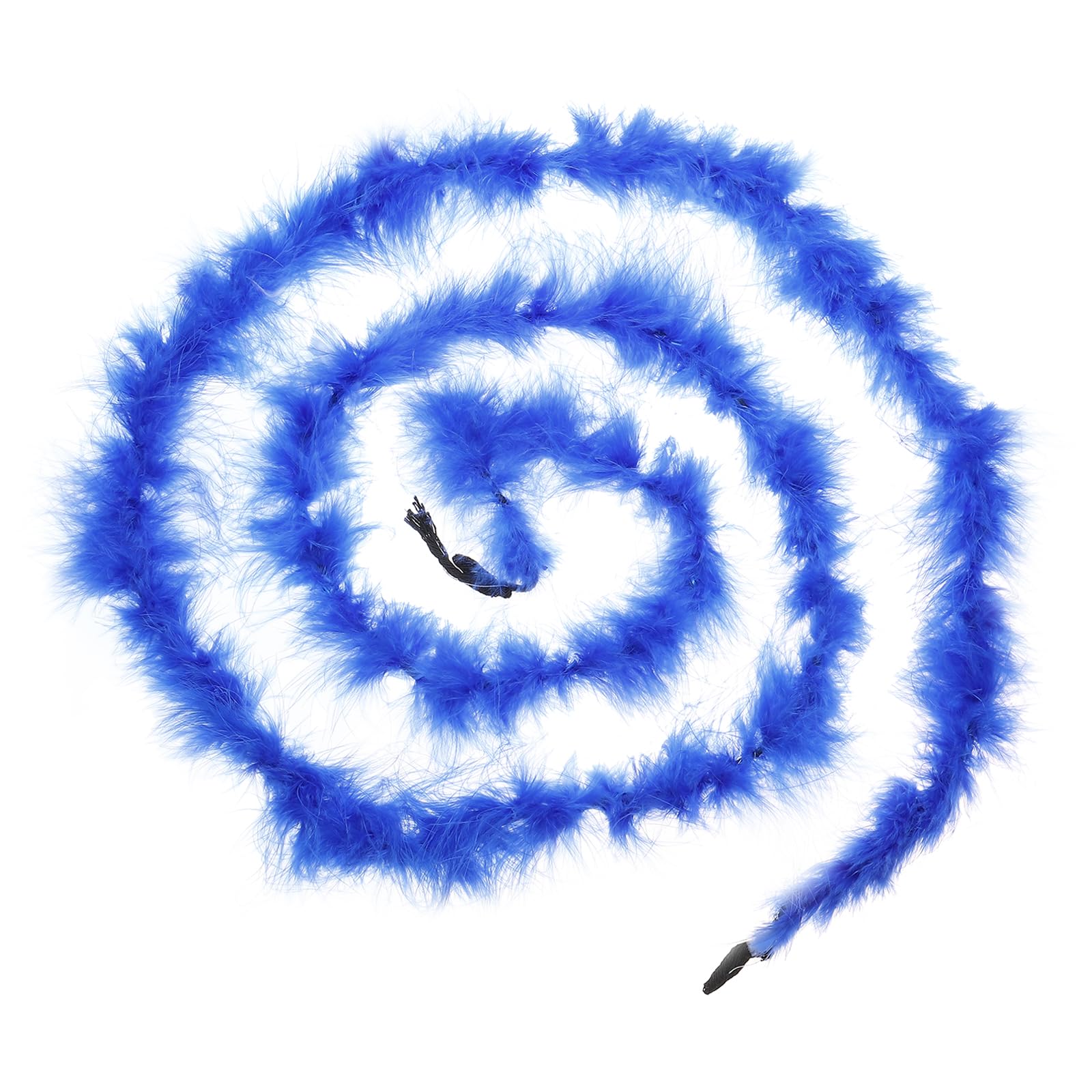 PATIKIL 6.6 Ft Feather Boas, 1 Pcs Feather for DIY Craft Sewing Trim Home Wedding Holiday Home Decor Graduation Party Christmas, Dark Blue