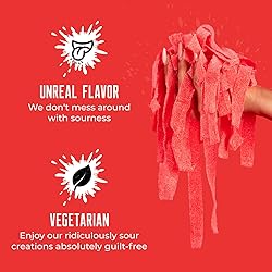 Sour Strips Watermelon Flavored Sour Candy Strips