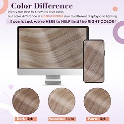 LaaVoo Human Hair Clip in Extensions Blonde