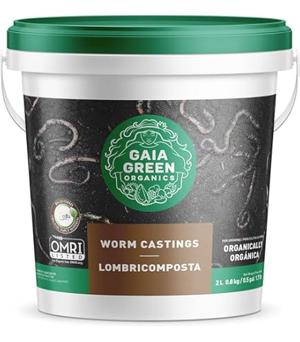 Gaia Green Organic Fertilizer Combo - Power Bloom, All Purpose & Worm Castings Set