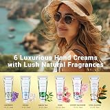 Spa Luxetique Hand Cream Gift Set 6x1oz Moisturizing Lotion Aloe Vitamin E Women view 3