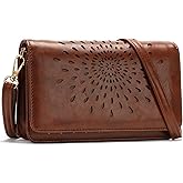 APHISON Crossbody Bags For Women,Wristlet Wallet Phone Purse Shoulder handbags Multi-Function Small RFID Clutch Card Holder
