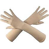 Howriis Women's and Men's Spandex Costume Gloves 15" Elbow Length Halloween Cosplay Party Gloves