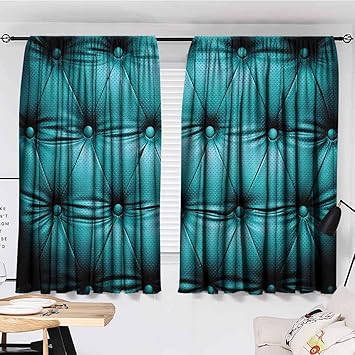 Amazon Com Kakksw Black Out Window Curtain Turquoise Decor